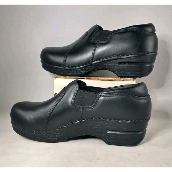 Dansko XP Professional Cabrio sz 37 Black Leather Comfort Supportive US 6.5 - Picture 2 of 13